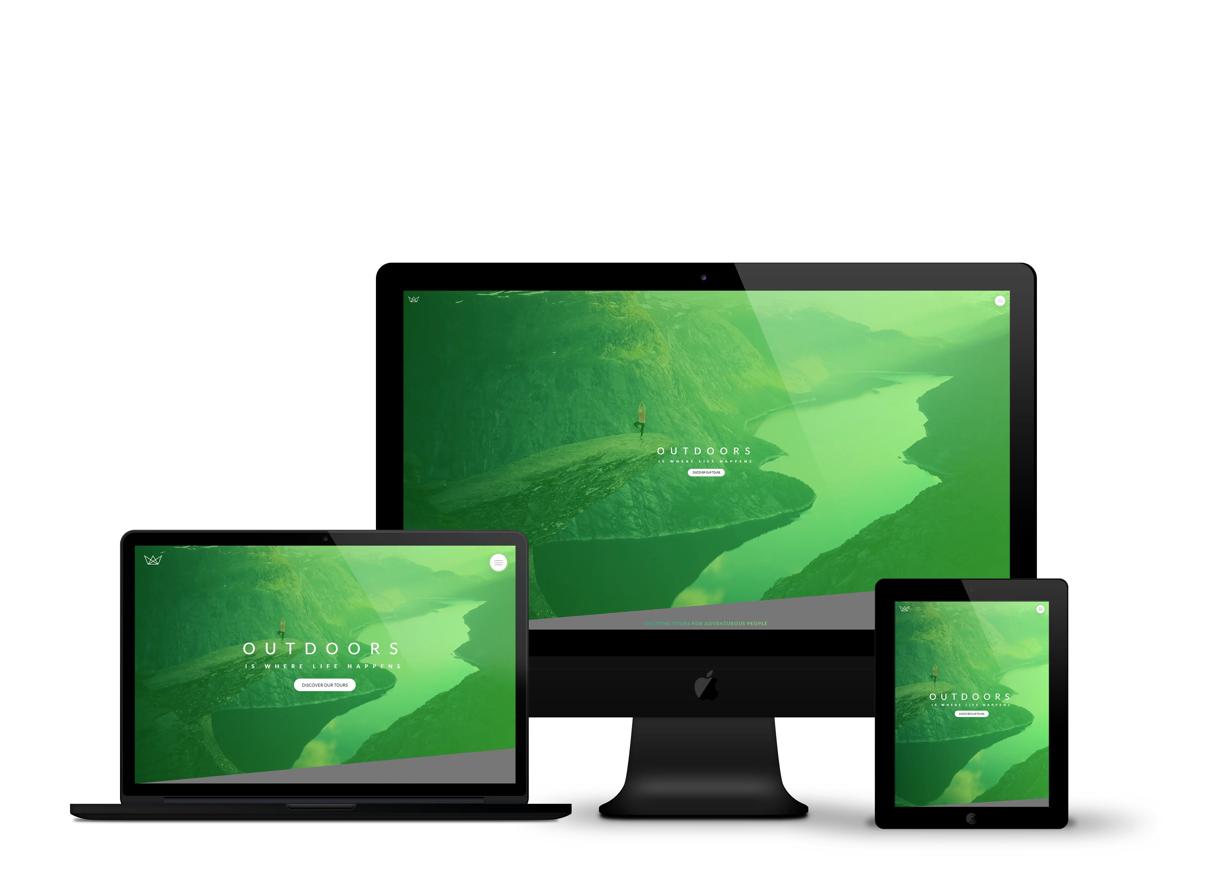 Project Natours landing page